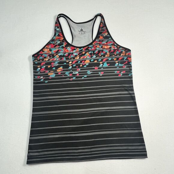 Disney Tops - Disney Parks Athletic Mickey Mouse Racerback Tank Women Large Black/multicolored